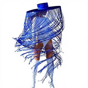 2025 <span class=keywords><strong>Nochevieja</strong></span> estilo chino borla sombrero Bar Performance Studio Ballroom Shooting Show Headwear - Product Image 1