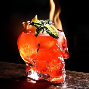 Wholesale <strong>Skulled</strong> Shape <strong>Bottle</strong> Vodka <strong>Bottle</strong> Factory Direct Sales 750ml Spirit Vodka <strong>Glass</strong> <strong>Bottle</strong> for Alcoholic Beverages - Product Image 4