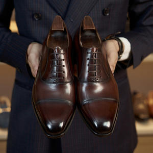 Zapatos Oxford de Punta Cuadrada Premium para Hombre, Clásicos, Formales, para Bodas, Personalizables, Venta al Por Mayor - Product Image 6