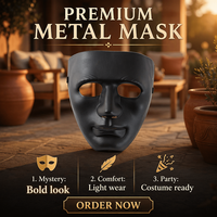 Masques intégraux imperméables en PVC lumineux à LED pour Halloween, le Poisson d'avril, les fêtes de remise des diplômes, le cosplay, les personnages historiques et Anony Mous Guy