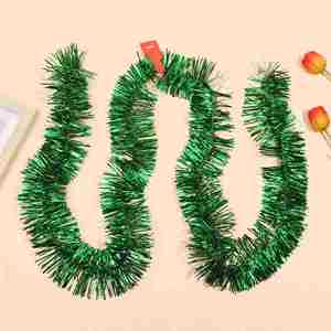 Guirnalda Redonda de Plástico y Tela con Lentejuelas para Decoración de Árboles de Navidad, Marca USA Mairun, Nueva - Product Image 4