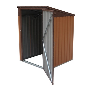 Outdoor Single Garbage <strong>Bin</strong> Shed <strong>Wheelie</strong> <strong>Bin</strong> Metal Shed Trash Can Cover - Product Image 5