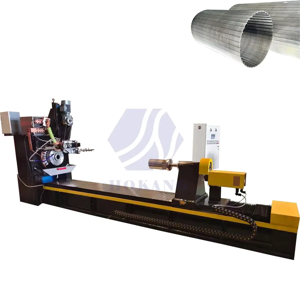 High Quality Stainless Steel Johnson Tube Pipe Welding Making Machine Wedged Wire Screen Mesh Welding Machine Manufacture