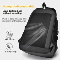 Sac à dos multifonctionnel de grande capacité pour hommes Sacs d'école en polyester imperméable pour PC Sacs de loisirs de plein air pour ordinateur portable