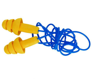 อุปกรณ์ป้องกันและป้องกันความปลอดภัยปลั๊กอุดหูสีส้มซิลิโคนใส - Product Image 6