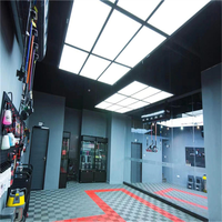 Lumière de travail LED COB à panneau carré très vendue, bande lumineuse LED pour plafond et panneau avec cadre en aluminium pour atelier et magasin automobile