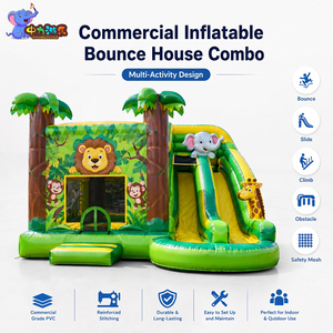 <span class=keywords><strong>Castillo</strong></span> Inflable con Tobogán para Niños, <span class=keywords><strong>Castillo</strong></span> <span class=keywords><strong>Hinchable</strong></span> Comercial para Fiestas al Aire Libre - Product Image 2