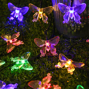 Luces led <span class=keywords><strong>de</strong></span> noche <span class=keywords><strong>de</strong></span> mariposa para exteriores, lámpara <span class=keywords><strong>de</strong></span> mesa, tazón <span class=keywords><strong>de</strong></span> inodoro, panda, cadena Solar - Product Image 1