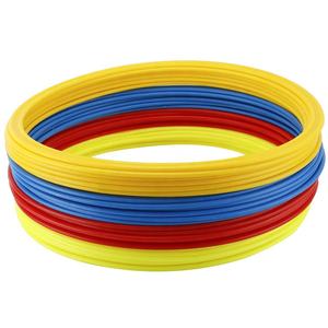 حلقات تدريب جديدة لكرة القدم لتحسين السرعة والرشاقة، مصنوعة من مادة البولي بروبيلين، يمكن تخصيص الشعار، متعددة الألوان - Product Image 3