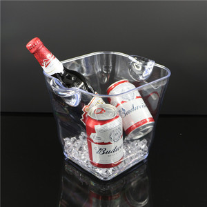 Secchiello per Ghiaccio <span class=keywords><strong>LED</strong></span> in Acrilico Rettangolare da 5L per Feste, Design Impermeabile, Porta Ghiaccio per Bar - Product Image 6