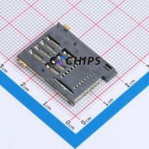 XDSM-0081-010 SIM Card Connector SMD Connector Self-Return Type 1.8mm - Product Image 2