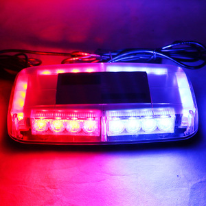 Barra de Luces LED Magnética para Techo de Auto, <span class=keywords><strong>Mini</strong></span> Barra de Luces de Emergencia Giratoria con Destello, Rojo, Azul, Ámbar, Verde, Blanco - Para Wrangler - Product Image 2