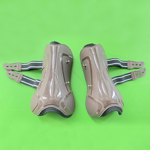 Top Sale Schnellt rockn endes UV-Block Braunes Paar Pferdes ports tiefel Sehnens tütze Anti-Rub-Futter - Product Image 3