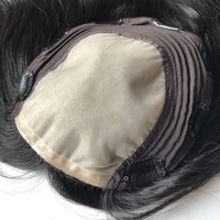 TP37 Stock bereit, jungfräuliches menschliches Haar Seide Basis Lady Topper natürliche Farbe und 613 blonde 7x8 Frau Toupet Seide Top zu versenden