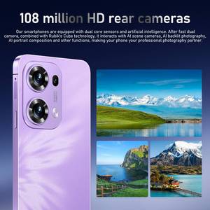 Smartphone de 7.3 Pulgadas, Deca Core, Reno13 Pro, 16+1TB, Pantalla LCD Incell, 90Hz HD, 108MP, LTE, CDMA, Doble SIM, Android 15, Teléfono Internacional - Product Image 5