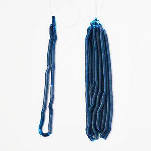 Lentejuelas de Bordado Francés, Lentejuelas Metálicas Azules de 4 mm, Forma Redonda, Material PET con Certificación GRS OEKO - Product Image 4