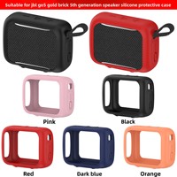 Étui de protection en silicone pour enceinte Bluetooth portable JBL GO 5, housse antichoc anti-rayures avec sangle de transport