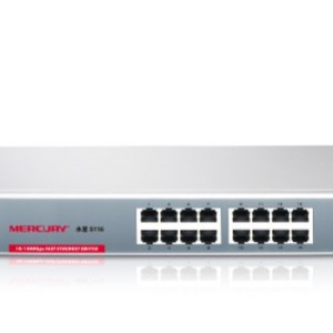 MERCURY 16 Port 100M <b>Ethernet</b> <b>Switch</b> Metal Casing For Engineering Network - Product Image 1
