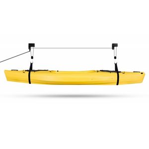 Palan de levage de Kayak, levage de plafond de vélo, support aérien de <span class=keywords><strong>Garage</strong></span>, rangement de canoë, élévateur de canoë, capacité de 100 lb, palan de vélo - Product Image 6