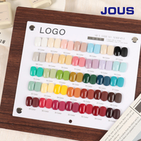 Vernis à ongles semi-permanent JOUS OEM TPO HEMA HPMA Free 3000 couleurs, à base d'eau, pour manucure française, compatible UV/LED, à retirer par trempage