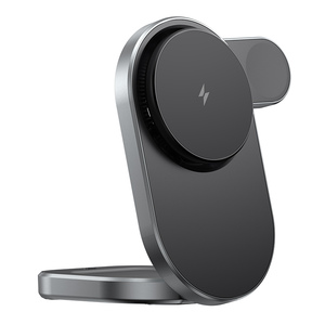 Thời Trang Thông Minh Đồng Hồ Đa-Trong Một Nhà Không Dây Sạc Di Động Có Thể Gập Lại Máy Tính Để Bàn Không Dây Sạc Tùy Chỉnh - Product Image 1