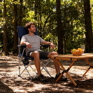 Складной туристический стул HOMFUL с новой конструкцией, легкий, с удобными подлокотниками - Product Image 6