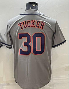 2024 Новый дешевый Топ с вышитой американской бейсбольной майкой, Хьюстон 30 Kyle Tucker - Product Image 4