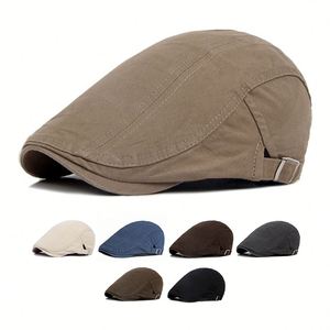 OEM Factory Wholesale Stock Fashion Cotton Berets Caps Peaked Ivy <b>Newsboy</b> <b>Hats</b> Men Beach Sports Casual Four Seasons OEM Custom - Product Image 1