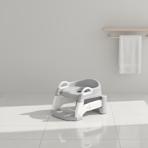 Asiento de Inodoro para Bebé con Escalera, Asiento de Entrenamiento para Ir al Baño con Taburete Plegable, Silla Extraíble para Niños Pequeños <span class=keywords><strong>ELSABABY</strong></span> EB-341 - Product Image 1