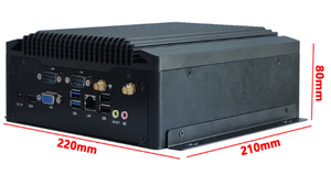 Mini Ordenador Industrial Integrado Sin Ventilador Intel Core I5 HD+VGA 6*Com 8*USB Rs2332/Rs485 Doble Red Doble Puerto Serie Mini Host - Product Image 4