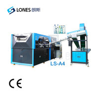 Máquina Sopladora de Botellas de Plástico Totalmente Automática, Fabricada en China, para Diferentes Tamaños de Botellas.
