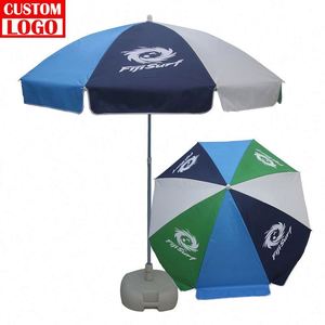 Sombrilla de Playa Resistente al Viento Fuerte, Sombrilla de Playa Moderna para Exteriores, Sombrillas Portátiles Resistentes al Viento para Exteriores - Product Image 1