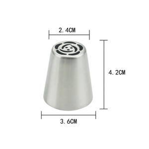 Bộ Vòi Phun Kem Kiểu Nga 2022 Đầu Phun Kem Phủ Với Túi Làm Bánh Bằng Cotton Và Khớp Nối 3 Màu - Product Image 5