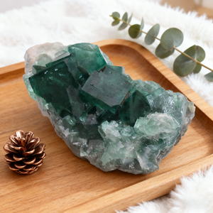 Cristalli Naturali Grezzi all'Ingrosso, Rocce Minerali di Fluorite Verde, Cluster di Specimen per Decorazione - Product Image 1