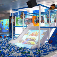 Tobogán Interactivo Inteligente Personalizable, Tobogán Divertido para Niños, Centro de Actividades de Juegos para Interiores