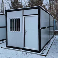 Contenedor Plegable de Panel Sándwich de Acero Expandible y Transpirable, Suministro Directo de Fábrica, con Instalación Rápida para Uso en Oficinas y Campamentos