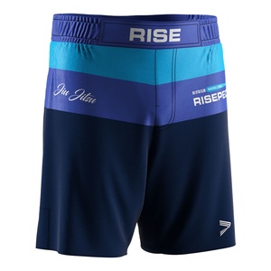 Professional <b>Grappling</b> Men's Wrestling <b>Shorts</b> Quick Dry Breathable Reinforced Seam Side Slit Cut Hem for BJJ MMA Training - Product Image 3