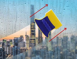 <span class=keywords><strong>Limpiacristales</strong></span> magnético de diseño cuadrado, limpiador de vidrio, cepillo de vidrio de doble cara, 15-24mm - Product Image 2