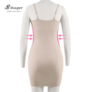Faja moldeadora para después de la cirugía colombiana, camisola de longitud hasta la rodilla, vestido de soporte para transferencia de grasa, ropa quirúrgica - Product Image 6