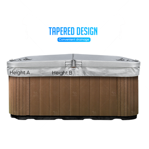 <span class=keywords><strong>Couverture</strong></span> de <span class=keywords><strong>spa</strong></span> <span class=keywords><strong>thermique</strong></span> multicolores moderne TSPK pour l'extérieur, tissu Oxford 600D, PVC imperméable, taille personnalisable - Product Image 2