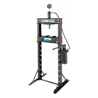 Presse à air hydraulique OEM 10-50 tonnes avec manomètre pour réparation de roues, couleur personnalisée, garantie 18 mois