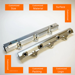 Rail d'injecteur de carburant de distributeur de carburant de rail de carburant de billette de conception de performance - Product Image 3