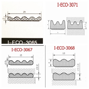 Bande d'étanchéité autocollante pour porte avec mousse PU dense pour l'étanchéité aux intempéries et la réduction <span class=keywords><strong>du</strong></span> bruit - Product Image 6