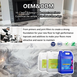 Résine époxy liquide haute résistance pour revêtement de sol |   Peinture époxy transparente résistante aux abrasions et antidérapante pour sols de garage en béton - Product Image 5
