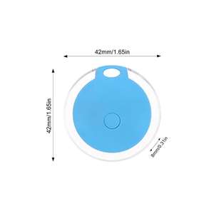 Traceur GPS Intelligent Rond en Cristal pour Animaux de Compagnie avec Alarme Bidirectionnelle et Fonction de Prévention de Perte, Compatible Téléphone Mobile - Product Image 1