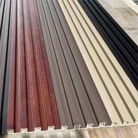 Panneaux muraux en PVC SONSILL au design moderne, imperméables, pour décoration intérieure, panneaux muraux en WPC à rainures