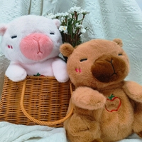 2025 vente chaude personnalisé Kawaii respiration Capybara ours Musical en peluche jouets compagnon lumière du sommeil poupées EN71 bébé cadeaux d'anniversaire