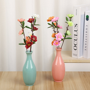 Arrangement floral artificiel Yiwu Datuo, fleur à tige unique avec feuilles, matériaux d'imitation de haute qualité pour la décoration intérieure - Product Image 1