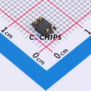 GT-BTP16004-0140B-005C Blade/Spring Contact <b>Battery</b> <b>Connector</b> SMD,P=1.6mm <b>Connector</b> Spring Contact Type 1.6mm 4P Vertical Mount - Product Image 1