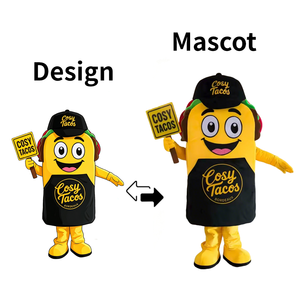 Costume de mascotte personnalisé par le fabricant, costume de mascotte de beignet sur mesure grande taille, costume de mascotte de haute qualité pour événements de pâtisserie - Product Image 2